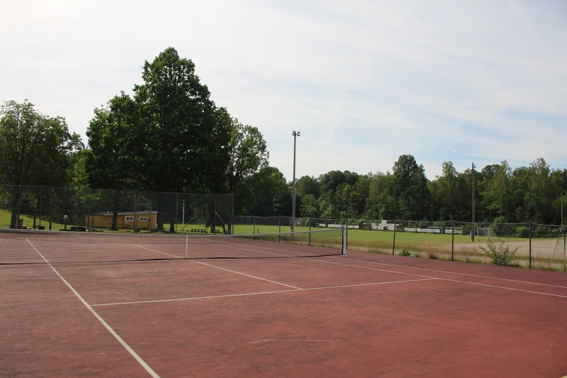 Bild på en tennisbana i Urshult.