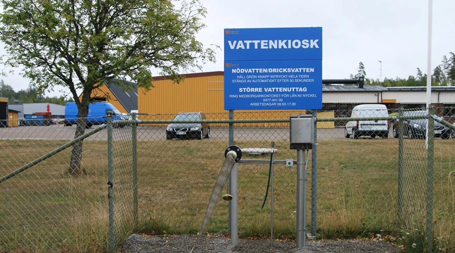 Påfyllningsstation för vatten