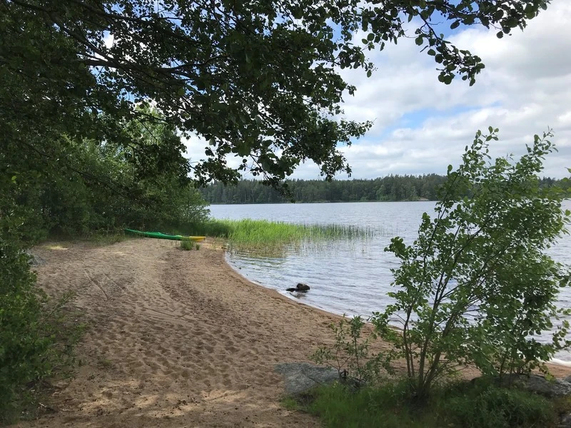 Sandstranden vid Rävabacken